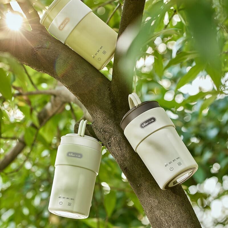 Bear Portable Kettle Zdh-C03K6 Mini Small Insulated Water Boiling Cup Travel Handy Gadget Electric Heating