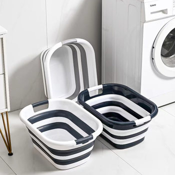 26L Foldableable Dirty Clothes Basket Wall-Mounted Portable Household Storage Laundry Basket Bathroom Dirty Clothes Storage Basket Wholesale