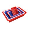Fat Cat Thickened Plastic Basket Rectangular Square Oval Draining Basket Glue Sieve Vegetable Washing Leakage Basket Storage Shau Kei