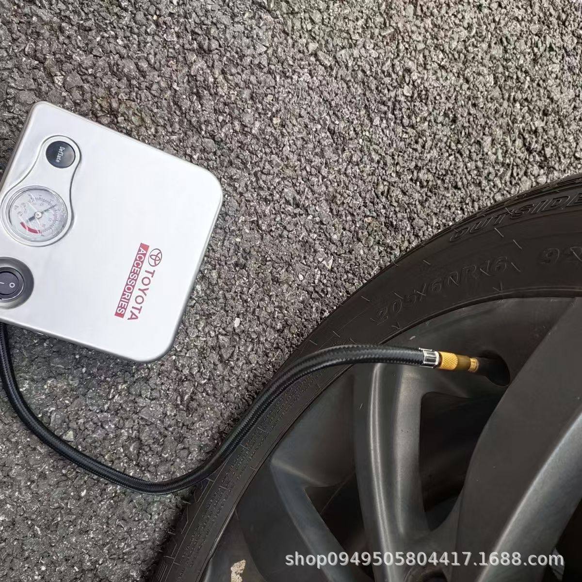 New square car inflator electric inflator multifunctional car portable tire without light inflator
