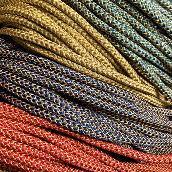 Lin 1m Gold Dragon Scale Rope Flat Semi-Finished Handmade DIY Weaving Zodiac Year Five Elements Bracelet Weaving Rope Wholesale