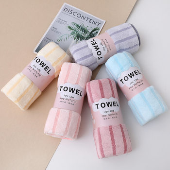 Thick towel household soft absorbent lint-free children's face towel coral velvet large adult men and women Bath quick-drying