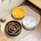 Creative Matte Petals Slow Food Bowl Anti-choking Slow Food Bowl Ceramic Pet Bowl Anti-knock Bowl Cat Food Bowl Cat Bowl Dog Bowl