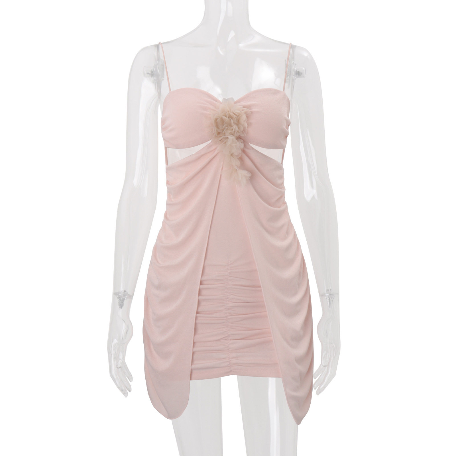 Summer Womens Bodycon Dress Elegant Slim Fit Strapless Ruched Design Perfect for Parties and Events Wholesale