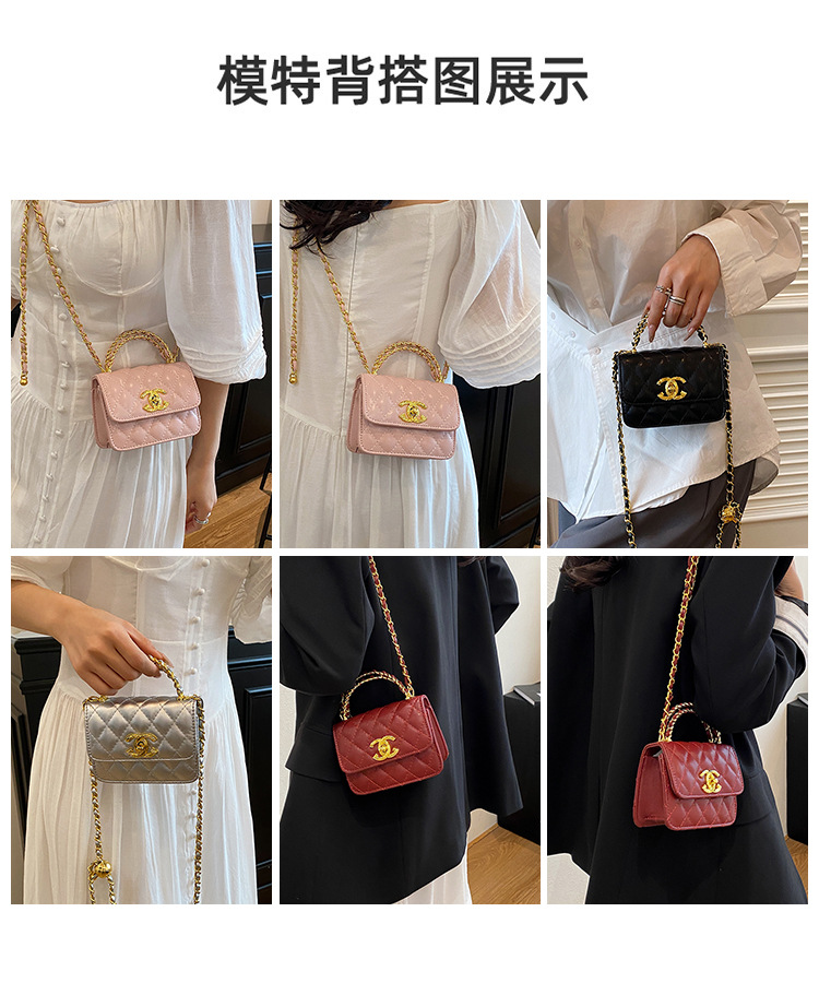 Light Luxury Quilted Women's Bag New Mini Armpit Bag Chain Fashion Shoulder Crossbody Bag Handbag Small Square Bag 8 O1CN01qXmtFk1q1HftqaW9G !!2219787655435 0 cib