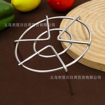 Boling Non-magnetic 4-cm Steaming Rack Extra Thick Triangular Thickeneded Water-proof Steamed Bun Rack Multi-functional Pot Steaming Vegetable Rack