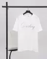 07 flash silver font short sleeve