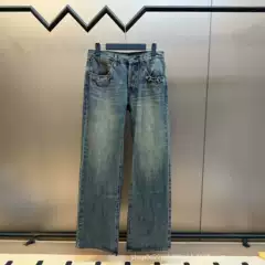 Trendy G brand 26 early spring new collection: stylish horse-bit buckle detail, cotton denim jeans, casual and versatile, unisex