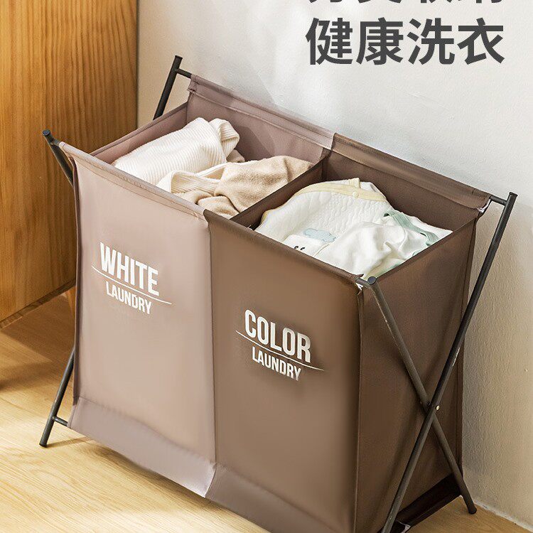 New Foldable Dirty Clothes Storage Basket Household Floor-Standing Dirty Clothes Basket Bathroom Multi-Functional Laundry Basket