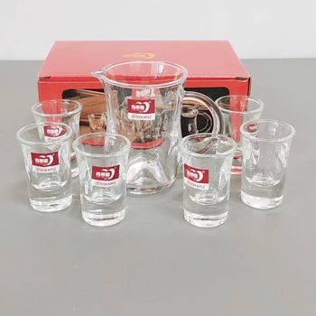 Spot wholesale small white wine jug antique household wine glass set gift box white wine jug wine dispenser