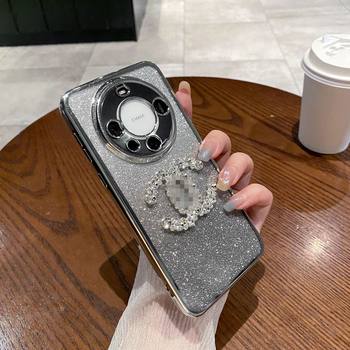 Electroplated Glitter Powder Suitable for oppo reno11/FIND X7 Mobile Phone Case A58 Trendy Brand Small Fragrance tpu Soft Shell k9p