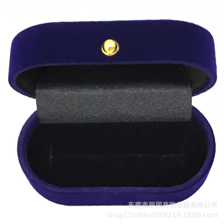 Proposal ring earrings gift single and double ring jewelry box wedding ring earrings packaging storage box manufacturer in stock