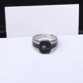 Ring 600 silver black (please note size 8#-12# when ordering)