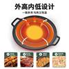 Outdoor Home Camping Barbecue Plate Korean Style Barbecue Plate Cardboard Cooker Household Induction Cooker Iron Plate Barbecue Pot Maifan Stone