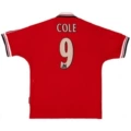 98-99 man l home short sleeves + printed number 9