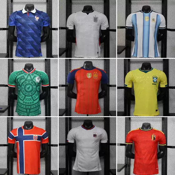 2627 Season Player Version National Team Football Jerseys Argentina Portugal France Brazil England Germany Jerseys