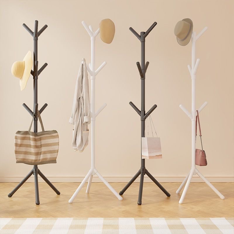 Simple Coat Rack Wholesale Tree-Shaped Floor-Standing Clothes Rack Bedroom Home Vertical Clothes Rack Rod Clothes Hanging Bag Storage Rack