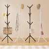 Simple Coat Rack Wholesale Tree-Shaped Floor-Standing Clothes Rack Bedroom Home Vertical Clothes Rack Rod Clothes Hanging Bag Storage Rack