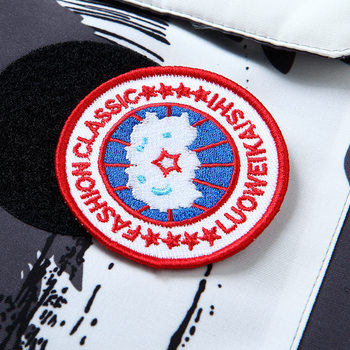 Canada down Jacket Couple 08 Expedition Outdoor Jacket Workwear Fur Collar Camouflage down Jacket Men's Trendy