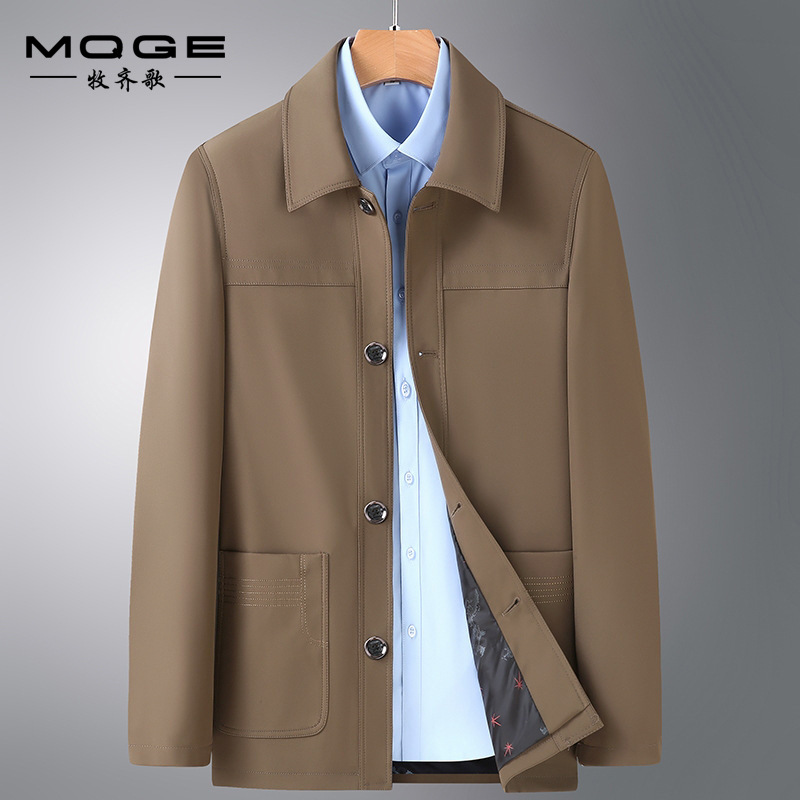 Áo Khoác Nam Big Size Ngoại Cỡ Kín Cổ Hàng Mùa Xuân Thu Đông Trung Niên Dùng Trong Lễ Cưới