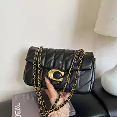 Cross-Border Live-Stream Hot-Selling Item: High-Quality New Versatile Quilted Shoulder Crossbody Bag, Trendy Chanel-Style Chain Small Bag