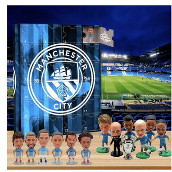 Cross-Border Hot Selling Cartoon 24-Frame Countdown Blind Box 2025 Football Advent Calendar Football Character High-End Fresh