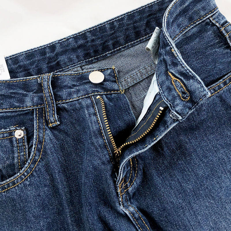 High Waisted Vintage Denim Jeans for Women Loose Fit Flattering Straight Leg Versatile for Spring Wholesale Available