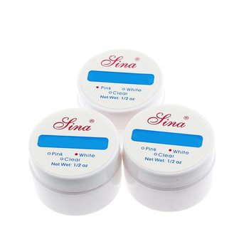 Wholesale nail art transparent extension glue model glue base glue White pink tricolor phototherapy glue glue glue