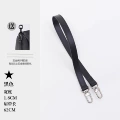 1.8cm wide, glossy black, 62cm long