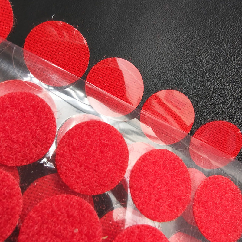 Colorful Toy Adhesive Round Velcro Handmade DIY Punch Strong Adhesive Self-Adhesive Quiet Book Dot Velcro