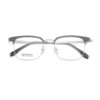 Simple and durable temperament eyebrow frame for men and women with alloy glasses frame big face without clip can be equipped with Danyang wholesale