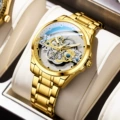 530 [Double-Sided Skeleton] Full Gold Steel