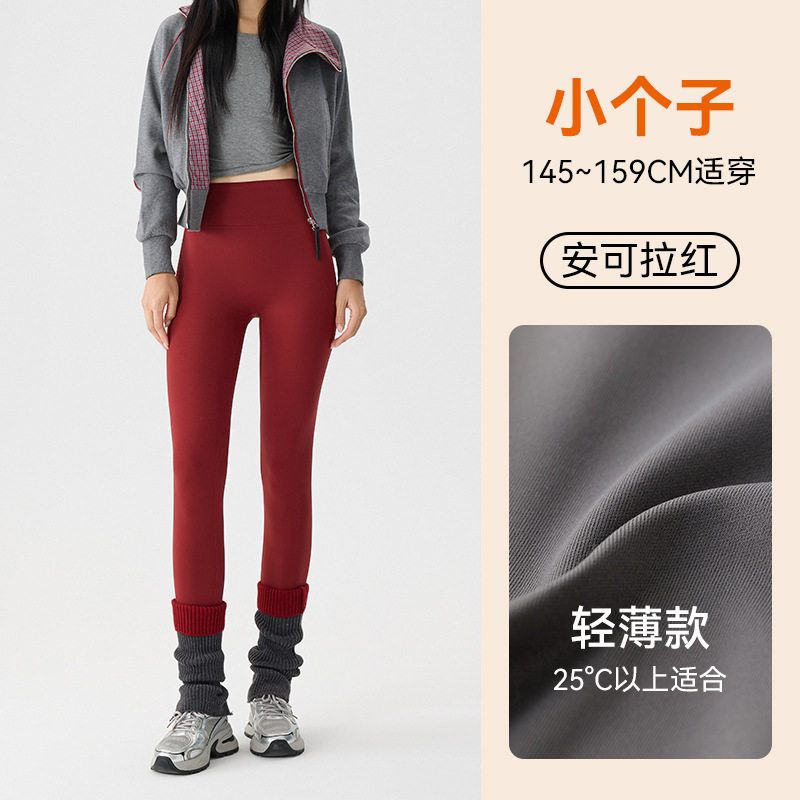 高端加绒鲨鱼裤女外穿秋冬季加厚2025新款保暖秋裤棉裤打底瑜伽裤