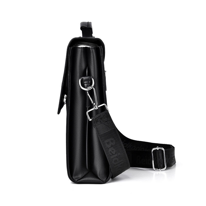 Cross-Border Foreign Trade Wholesale 2025 New Single-Shoulder Crossbody Bag, Hand-Held Business Bag, Horizontal Briefcase, Laptop Bag, Men's Bag