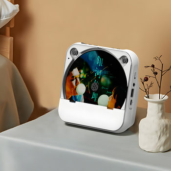 Cross-border new CD player compact portable Bluetooth speaker learning machine album CD player music player