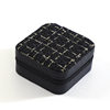Factory in stock wholesale simple storage travel portable jewelry storage box earring ring ring small jewelry box