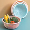 ✅ Kitchen Vegetable Washing Basket, Plastic Set for Draining, Fruit Washing Basin, Sink Storage Basket, Tableware, Vegetable Washing Basin, Rice Washing Basket