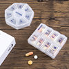 Portable Sub-pack Pill Box 7 Days Pill small size Mini Carry-on Travel One Week Medicine Pill Storage Box