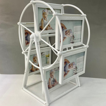 Wedding children's personal photo rotating factory direct supply Studio supplies Ferris wheel 5-inch rotating photo frame waterwheel