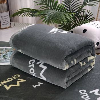Winter Flannel Blanket Thickeneded Warm Bed Sheets Single Double Student Dormitory Coral Velvet Blanket Plus Plush Blanket