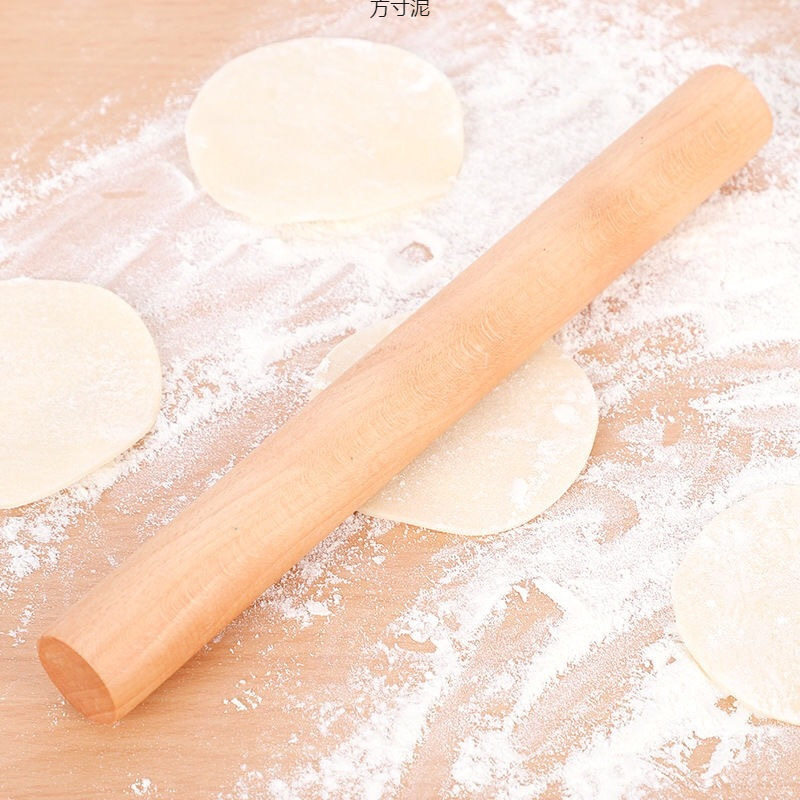 Large and Small Solid Wood Rolling Pin for Home Use, Dumpling Wrappers, Noodles, and Baking Tools Factory