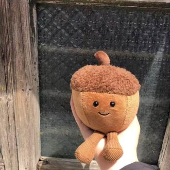 Acorn Toy Fun Chestnut Stuffed Doll Cute Nut Keychain Doll Doll Children's Gift Small Gift
