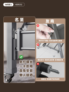 ▧ Clothes Drying Rack for Balcony, Home Use, Indoor and Outdoor, for Drying Quilts, Windproof, Adjustable, Foldable Clothes Rack