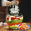 Thickened Glass Pickle Jar from Sichuan with Inner Lid, Sealed Jar for Home Use, Pickle Jar with Lid, Pickle and Pickled Vegetable Jar