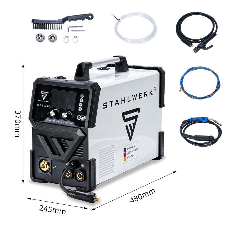 Multifunctional welding machine MIG200DP 200A six-in-one function double pulse welding machine gasless two-guard welding machine
