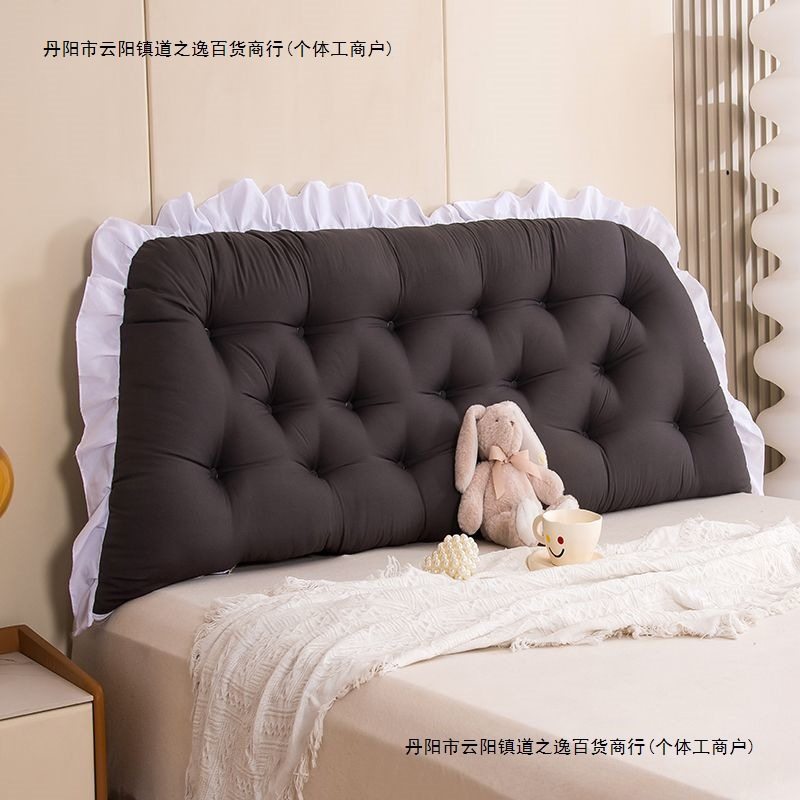 Preferred! Bedside Pillow Cushion Soft Bag Pillow Tatami Sofa Backrest Princess Girls Dormitory Reading Waist Cushion