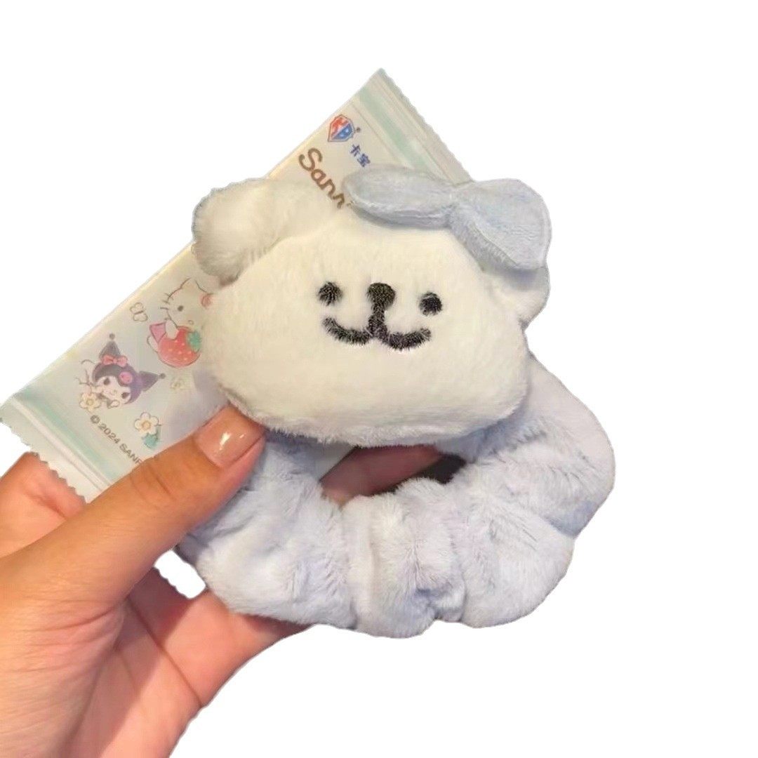 Autumn and Winter New Plush Doll Big Intestinal Loop Cute Girl Hair Rope Sweet All-match Ponytail Ball Hair Rope