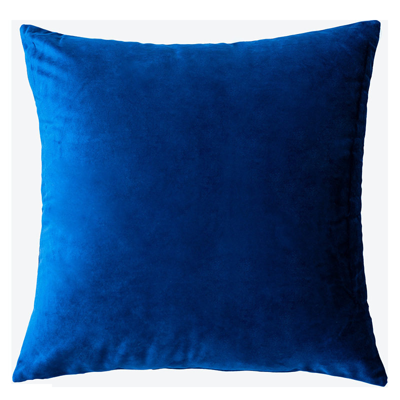 Temu/Shein Cross-Border Best-Selling Velvet Pure Color Pillow Cover, Simple Fabric Sofa Cushion Cover Without Core