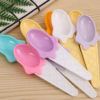 Ice Cream Color Mixing Spoon Ice Cream Yogurt Shaved Ice Dessert Plastic Spoon Cute Kidsren's Daily Meal Spoon Customization