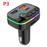 Автомобильный плеер громкой связи P3 CarMP3 Bluetooth автомобильный FM-передатчик с быстрой зарядкой PD автомобильный Bluetooth MP3